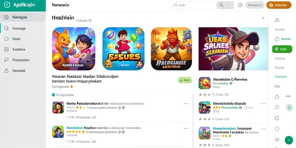 Detail fitur dan item yang menarik dalam game.