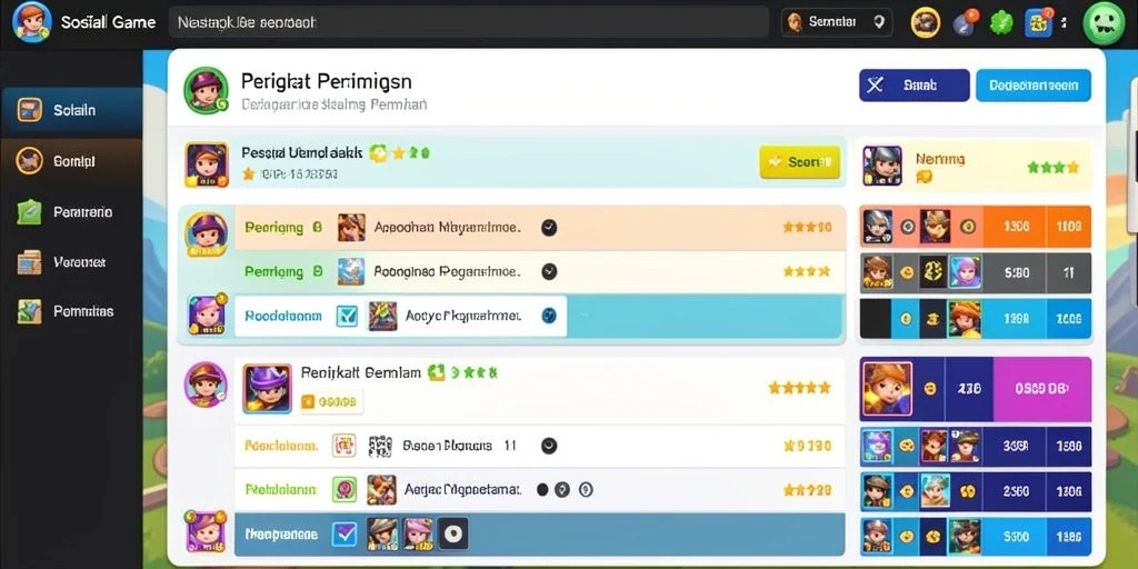 Kompetisi online dengan teman-teman dan pemain lain.