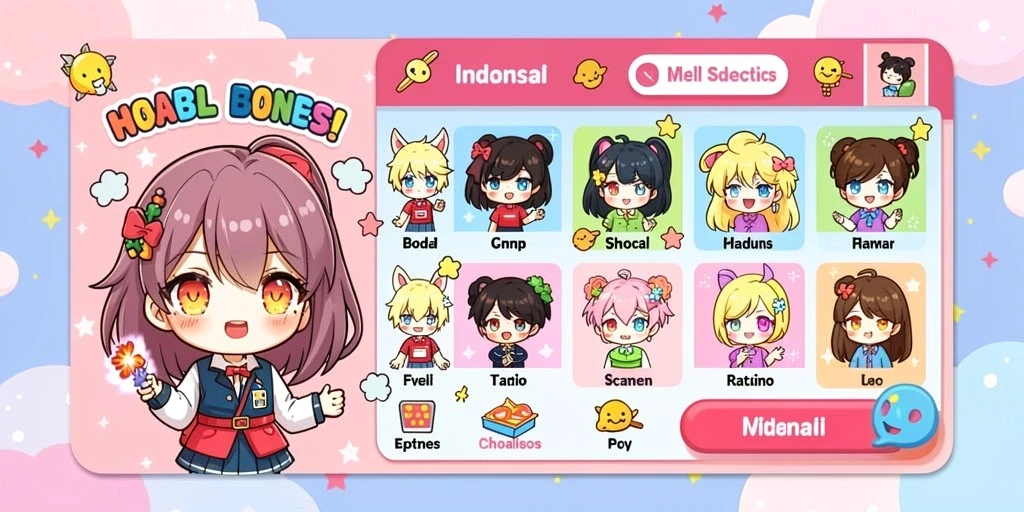 Fitur sosial untuk berinteraksi dengan pemain lain.
